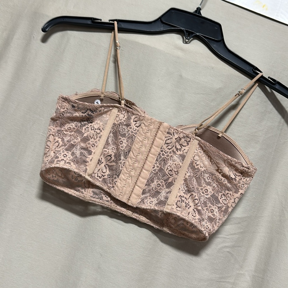 Forever 21 -Forever 2 Nude Corset Top /Size S / Box 4-24 - Picture 4 of 7